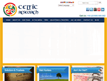 Tablet Screenshot of celticresearch.com